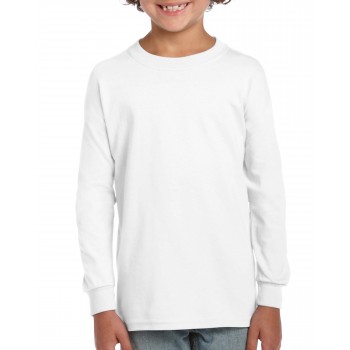 Gildan white sales long sleeve