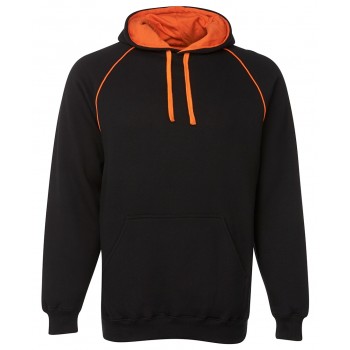 JB s Wear 3CFH Adults Contrast Fleecy Hoodie