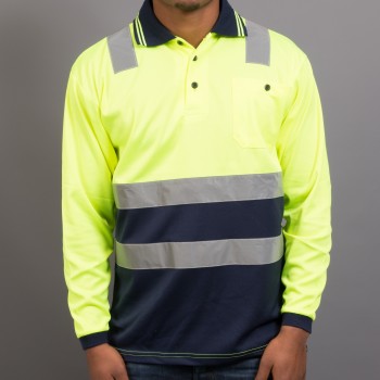 FLUORO-YELLOW#NAVY