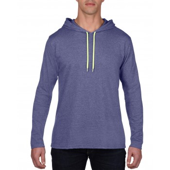 Adult 987 Lightweight Long Sleeve Hooded Tee
