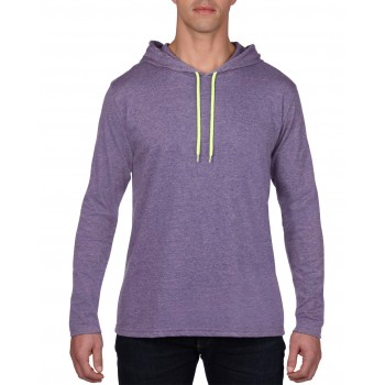Hooded shirt top