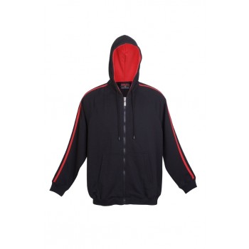 Hoodie with stripes on sleeves clearance