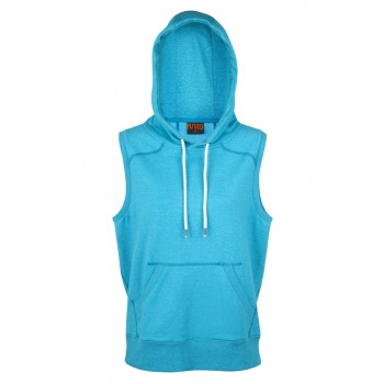 Light blue sleeveless hoodie discount