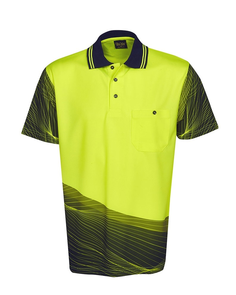 FLUORO-YELLOW#NAVY