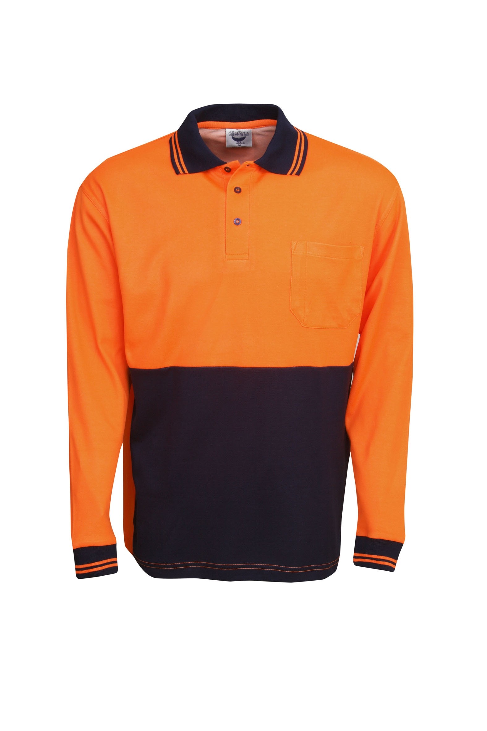  FLUORO-ORANGE#NAVY