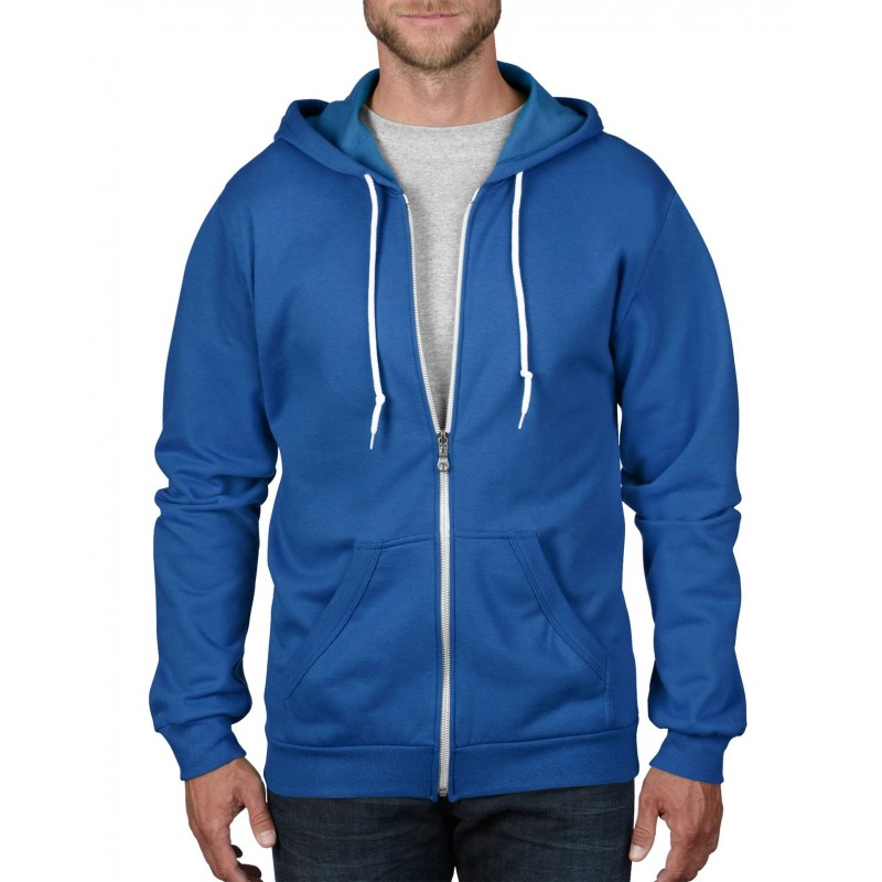 Anvil 71600 Adult Full Zip Hooded Fleece