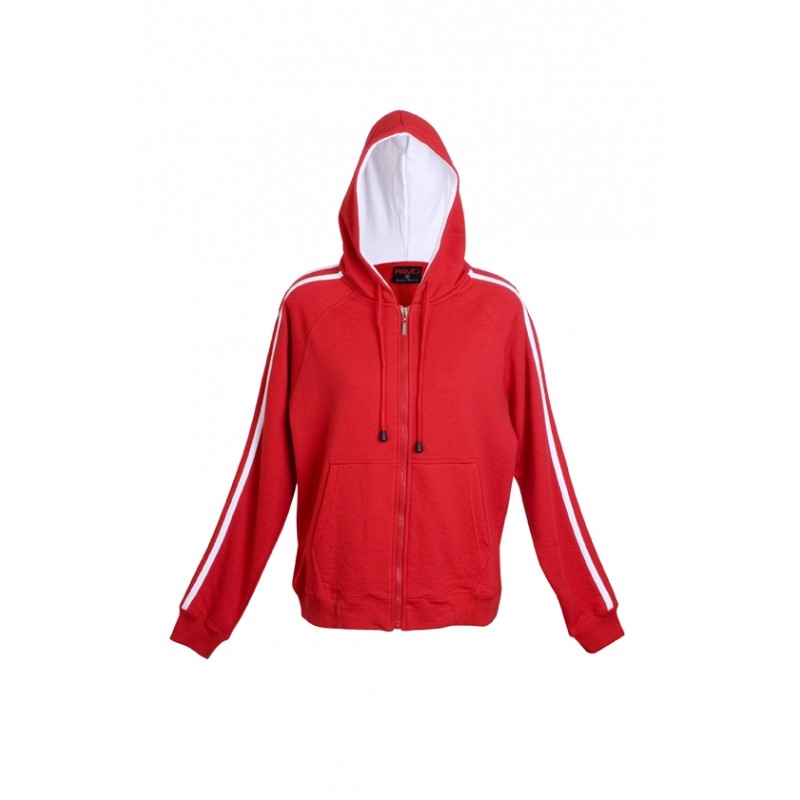 Adidas striped sleeve hoodie clearance