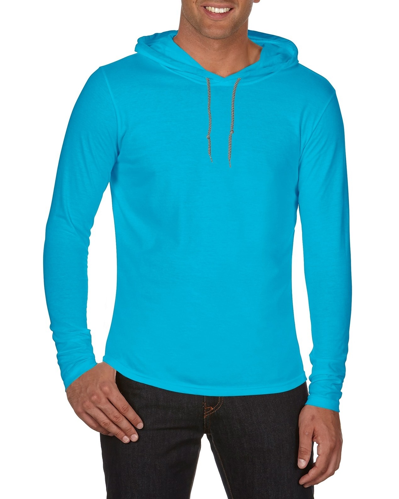 The Basics Long Sleeve Hooded Tee