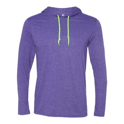 Adult Lightweight Long Sleeve Hooded Tee