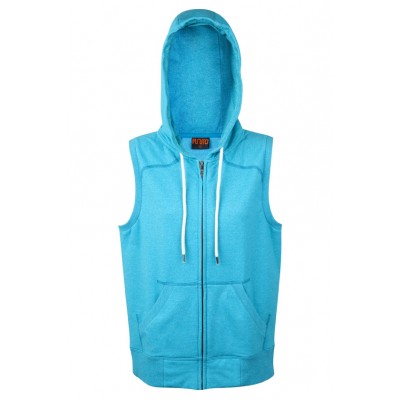 Ramo Ladies and Junior Heather Sleeveless Zip Hoodies - Greatness Range