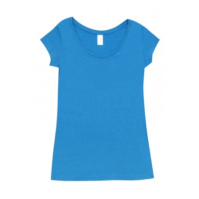 Ramo Ladies Marl Scoop Neck T-shirt